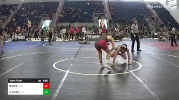 130 lbs Semifinal - Carter Holt, CHANDLER MMA vs James Lujan, Safford Wrestling Club