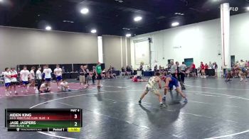 138 lbs Round 2 (8 Team) - Jase Jaspers, Iowa Black vs Aiden King, S.E.O. Wrestling Club- Blue