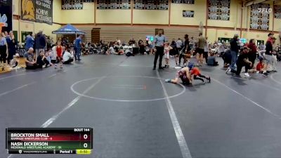 44-48 lbs Round 3 - Nash Dickerson, McDonald Wrestling Academy vs Brockton Small, Rampage Wrestling Club