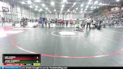 78 lbs Cons. Round 4 - Leo Cusick, Washington vs Aiden Garrett, Mt Spokane WC