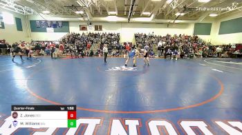 182 lbs Quarterfinal - Zach Jones, Bedford vs Mike Williams, Salem