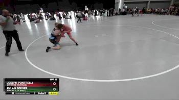 150 lbs Cons. Round 3 - Rylan Berger, Pomona Elite (PWCC) vs Joseph Pontrelli, Izzy Style Wrestling