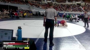 D4-165 lbs Semifinal - Keagan Porter, Mogollon vs Ben Lueders, Northwest Christian HS