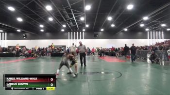 70 lbs Round 1 - Carson Brown, WHIT vs Kahlil Williams-walk, SAND