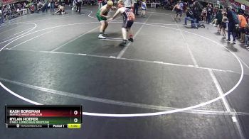 160 lbs Cons. Round 4 - Kash Borgman, Beatrice Wrestling Club vs Rylan Hoefer, O`Neill Leprechaun Wrestling