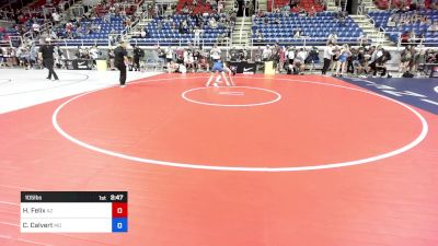 105 lbs Cons 32 #1 - Hadessah Felix, AZ vs Candace Calvert, MO