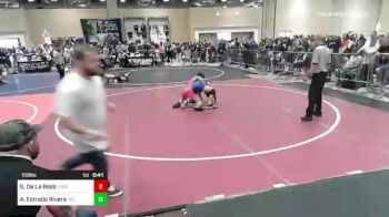 109 lbs Consi Of 16 #2 - Seferino De La Rosa, Tucson Cyclones vs Angel Estrada Rivera, The Lions Den