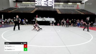 120 lbs Rr Rnd 4 - Bailey Rugato, Garage Grapplers Wrestling vs Gia Castillo, Georgia