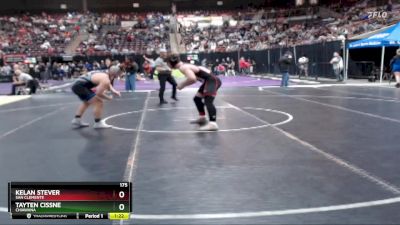 175 lbs Champ. Round 1 - Kelan Stever, San Clemente vs Tayten Cissne, Chiawana