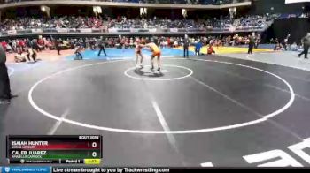 5 lbs Champ. Round 1 - Isaiah Hunter, Lucas Lovejoy vs Caleb Juarez, Amarillo Caprock