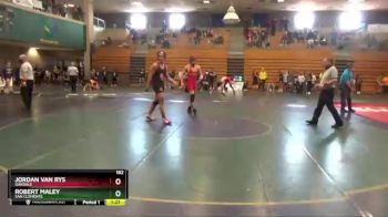 182 lbs Semifinal - Jordan Van Rys, Oakdale vs Robert Maley, San Clemente