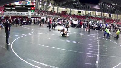 120 lbs 3rd Place Match - Kain Molina, Nebraska Elite Wrestling Club vs James Day, Louisville Wrestling Club