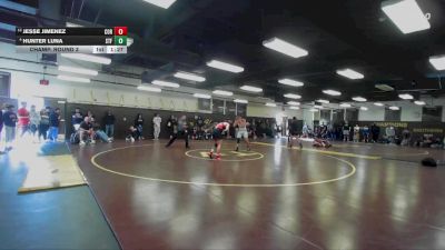 150 lbs Champ. Round 3 - Jesse Jimenez, Corona Centennial vs Hunter Luna, Saint Francis