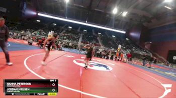125 lbs Champ. Round 2 - Hanna Peterson, Mountain View vs Jordan Nielsen, Lander Valley