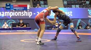 46 kg 1/2 Final - Sevval Cayir, Turkey vs Ruzanna Mammadova, Azerbaijan