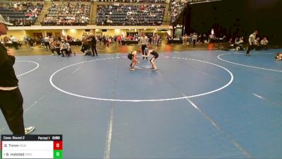 5th - 6th grade - 74 Cons. Round 2 - Bexton Timm, Moyer Elite Wrestling vs Blake Halsted, Viking Wrestling Club (IA)