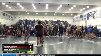 189 lbs Quarterfinal - Natalie Gonzales, Team Jackrabbits vs Angela Salazar, Santa Ana Wrestling