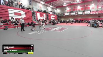144 lbs Cons. Round 5 - Trenton Richie, Zillah vs RACE SCALICI, W. F. West