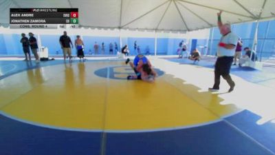 175 lbs Cons. Round 4 - Jonathen Zamora, Clovis High vs Alex Andre, Simi Valley High School