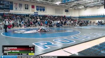 113 lbs Champ. Round 1 - Zachary Kellogg, Rogers vs Levi Thompson, Princeton