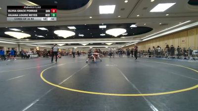 109 lbs Consi Of 32 #2 - Olivia-Grace Porras, Savage House WC vs Juliana Louise Reyes, Westside Saints