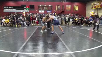 285 lbs Champ. Round 1 - Chipper Creager, NWCA - Life vs Bryce Dadey, The Citadel