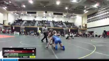 160 lbs Cons. Round 4 - Jacob Cole, Hornet Swarm Wrestling Club vs Jaden Cochran, Carroll Wrestling Club