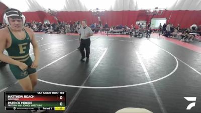 182 lbs Quarterfinal - Patrick Moore, Freedom High School Wrestling vs Matthew Roach, Wisconsin