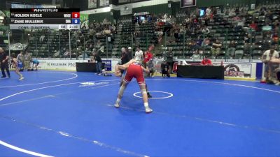 165 lbs Cons. Quarters - Holden Koele, Woodbury Central vs Zane Mullenix, Sebolt Wrestling Academy