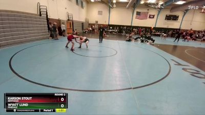 119-123 lbs Round 2 - Karson Stout, Berthoud vs Wyatt Lund, Pinedale