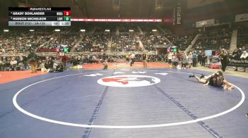 3A-126 lbs Quarterfinal - Hudson Mickelson, Lovell vs Grady Bohlander, Wheatland