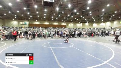 65 lbs Semifinal - Nathan Vang, Elk Grove Wr Ac vs Kaiden Hale, Yuba Sutter Combat