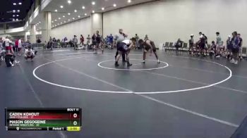 170 lbs Round 3 (10 Team) - Caden Kohout, Ohio Titan Red vs Mason Gegogeine, Intense Wrestling