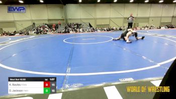 84 lbs Final - Korvin Bayles, POWA 12U vs Dominick Jackson, Funky Singlets 12u Team Black