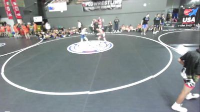84 lbs Jaxson Sanchez, MDWA - Mount Diablo Wrestling Association vs Darius Saremi, KCWA - Kern County Wrestling Association