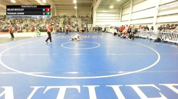 126 lbs Quarterfinal - Silas McCloy, KS vs Teagan Lewis, AZ