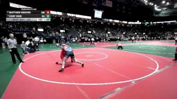 192 lbs Quarterfinal - Matthew Medved, CHW2 vs Cory Kidd, BLA3