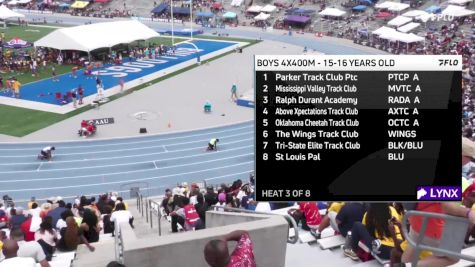 Youth Boys' 4x400m Relay Championship, Semi-Finals 3 - Age 15-16