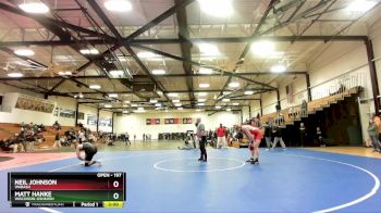 197 lbs 5th Place Match - Neil Johnson, Wabash vs Matt Hanke, Wisconsin-Oshkosh