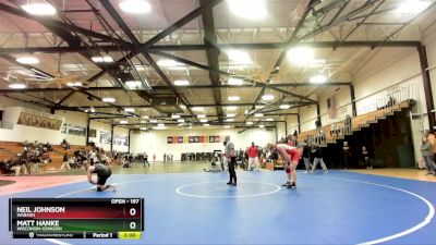 197 lbs 5th Place Match - Neil Johnson, Wabash vs Matt Hanke, Wisconsin-Oshkosh