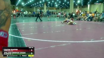125 lbs Round 5 (8 Team) - Colton Shaffer, Moyer Elite vs Emiliano Hineman-Amador, Blackman WC