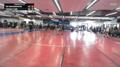 126 lbs Round 3 - Bo Weatherspoon, Grizzly Wrestling Club vs Makray Carr, Raft River Wrestling