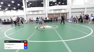 149 lbs Final - Tommy Rowlands, Ohio vs Nathaniel Park, Georgia