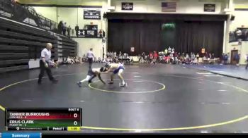 113 lbs Round 2 (8 Team) - Erius Clark, Moody Hs vs Tanner Burroughs, Chelsea B