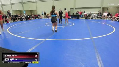 125 lbs Round 4 (6 Team) - Sophia Silva, Texas Blue vs Rose Kaplan, Indiana