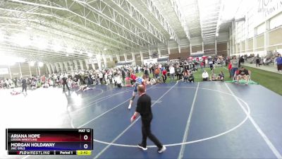 145 lbs 3rd Place Match - Ariana Hope, Legion Wrestling vs Morgan Holdaway, JWC Girls