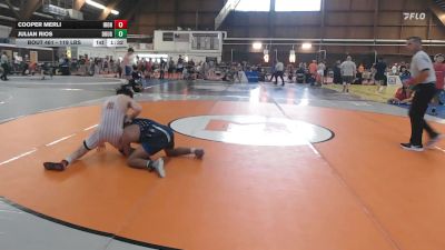 119 lbs Semifinal - Cooper Merli, Iron Horse / Journeymen vs Julian Rios, Doughboy