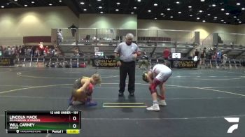 101 lbs 3rd Place Match - Lincoln Mack, Bolingbrook Jr Raiders vs Will Carney, Region