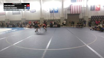 92 lbs Cons. Rd Of 16 - Luke Williams, Team Prestige Wrestling vs Brayden Paminto, Spring Hills Wrestling