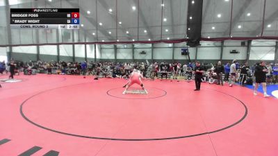 Junior Boys FS - 190 lbs Champ. Round 3 - Bridger Foss, OR vs Brady Wight, CA